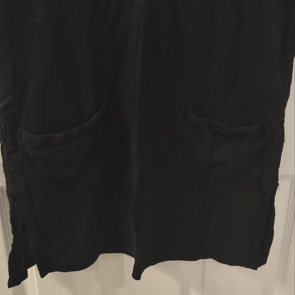 Marona by Target 100% Cotton Beach Coverup Tunic in Black Size M - Picture 5 of 6